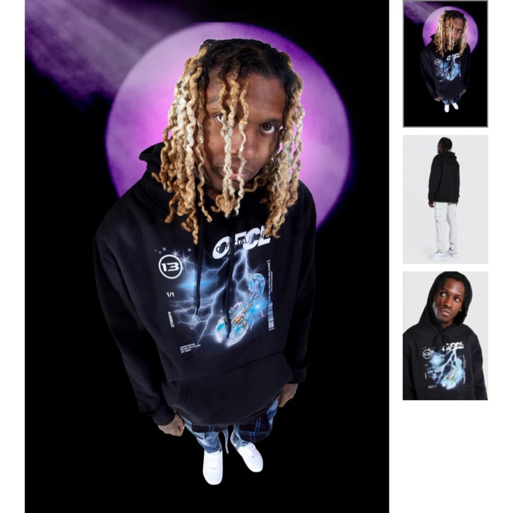 OVERSIZED SCORPION GRAPHIC HOODIE